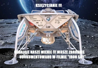 Papudrak - #żydzi #kosmos
Księżycjanie mają na razie spokój. Lądownik się rozbił.