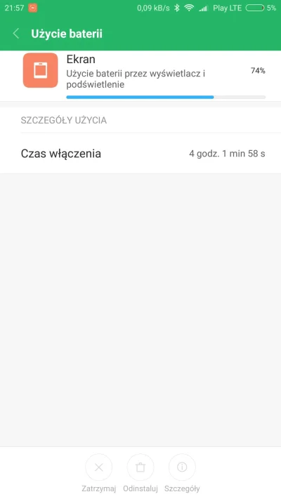 Willy666 - #redminote2 #xiaomi #miui
Jestem bardzo mile zaskoczony wydajnością bateri...