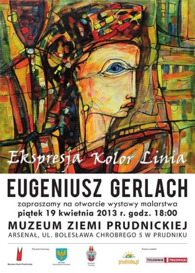 gerlacheugeniusz - Muzeum Ziemi Prudnickiej - Ekspresja, Kolor, Linia - wystawa malar...