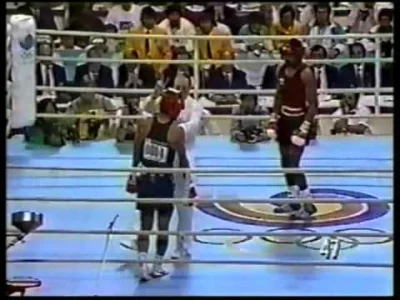 F.....n - Igrzyska olimpijskie w Seulu, 1988, walka amerykanina z przedstawicielem go...