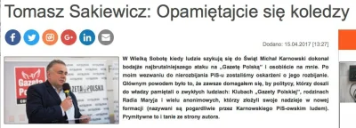 H.....a - "Pamiętali o zwykłych ludziach" haahahah czytaj,domagam się aby świnie,któr...