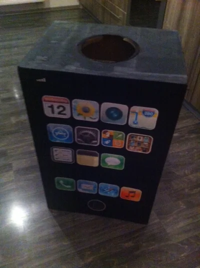 arte008 - Tak jak obiecałem, robię #rozdajo kartonowego przebrania za #iphone #apple....