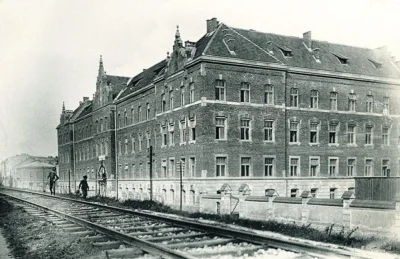 DerMirker - Krakowska kolej cyrkumwalacyjna istniejąca w latach 1888 - 1912, na zdjęc...