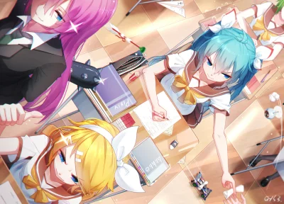 bakayarou - #randomanimeshit #vocaloid #hatsunemiku #kagaminerin #gumi #megurineluka ...