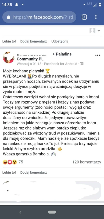 Gr888 - Co sądzicie o nazwaniu swojego dziecka imieniem postaci z gry? Dla mnie lekka...