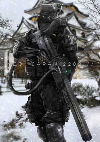 enforcer - Japoński snajper przyszłości - autor: johnsonting

#enforcercontent #futur...