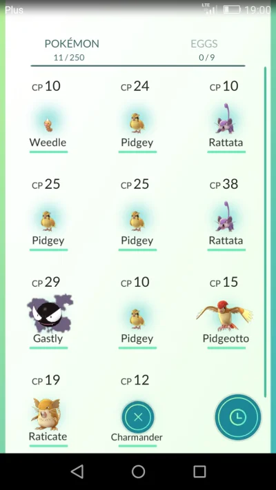 c.....s - U mnie na rejonie tylko pidgeye ლ(ಠ_ಠლ)
Godzinny spacerek :)

#pokemongo