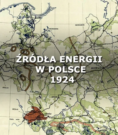 llllllllllllllllllllllllO - Źródła energii w Polsce. 1924. Interaktywna mapa nałożona...
