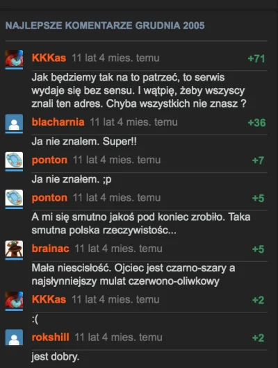 michallo3 - Wszedłem w gorące z grudnia 2005 - ile plusów świadczyło o absolutnym top...