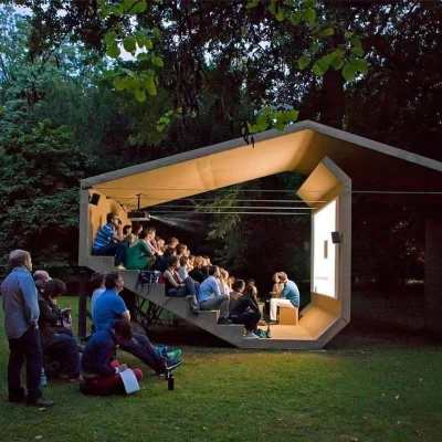 Lizus_Chytrus - > Cineorama design by Erika Hock

#ciekawostki #architektura #budow...