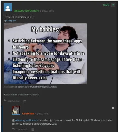 C.....e - #pytanie do osób z #samorozwoj
Jak to jest z tą demencją i neuroplastyczno...