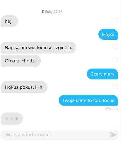 hanksters - #tinder #podrywajzwykopem

Ech, chyba czas spać xd