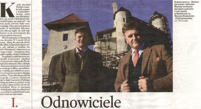 sicknature - @Bialy88: Zamek odbudował Jarosław Lasecki a starostą powiatu myszkowski...