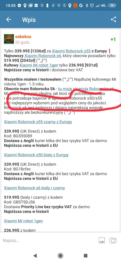 sebekss - @Wu70 zgadza sie, napisałem we wpisie, że s50 jest najlepszym wyborem pod w...