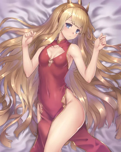 Sentox - #randomanimeshit #granbluefantasy #cagliostro #cheongsam #