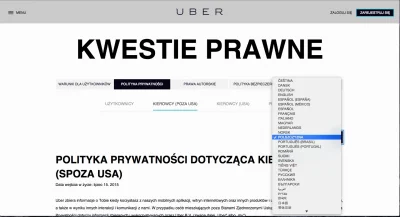 staszek2610 - Czytam politykę prywatności kierowców Ubera. Muszę przyznać, że po raz ...