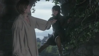 jaHejter - W S01E01 Jaime Lannister wypycha Brana Starka z okna. Jest to subtelny for...