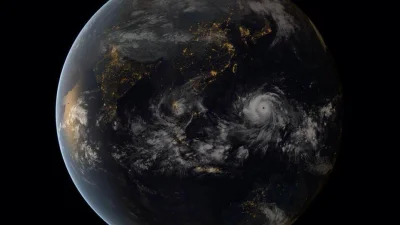 Karol4722 - Tajfun Haiyan z kosmosu #haiyan #tajfun #zdjecia