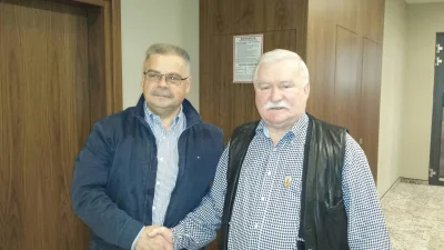 lechwalesa - W Arłamowie z dawnym kucharzem sprawcą mojej tuszy.