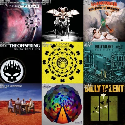 Kris26 - #interstellar #tenaciousd #theoffspring #coma #billytalent #muse