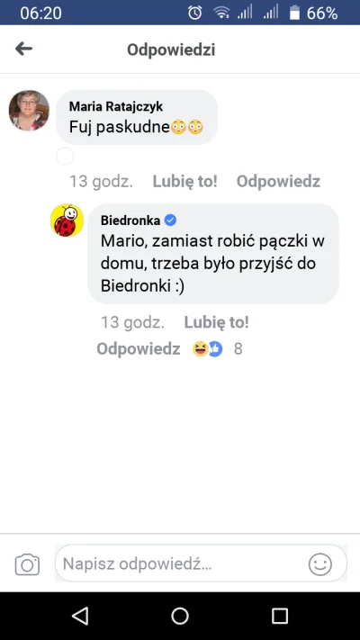 marsellus - Biedronka masakruje stare baby w poście o swoich pączkach xD
#heheszki #b...