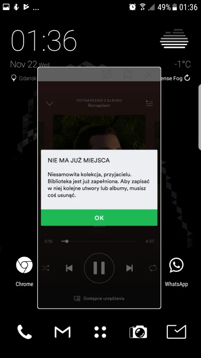 psylocyb - A mnie spotify takie kuku zrobiło ;-(