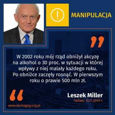 DemagogPL - @DemagogPL: Czy obniżka akcyzy spowodowała wzrost przychodów?

Sprawdza...