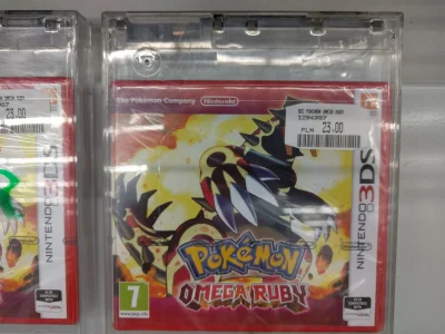 P.....r - Pokemon Omega Ruby w Media Markt za 23 złote #nintendo #3ds #pokemon #cebul...