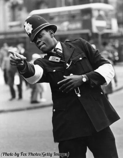 Klofta - Pierwszy czarny policjant w Londynie - Norwell Roberts, 1968
#policja #uk 
#...