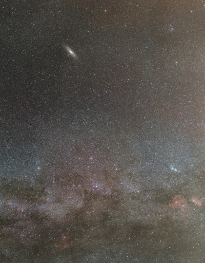 namrab - Droga Mleczna i Galaktyka Andromedy na jednym zdjęciu.
Nikon D810A, ognisko...