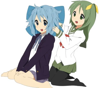 qqwwee - #randomanimeshit #hirasawayui #hirasawaui #cirno #daiyousei #keion #touhou #...