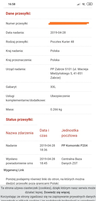 Peter1096PL - #aliexpress Przesyłka zaczyna się od 0045... Za ile dni około mogę jej ...