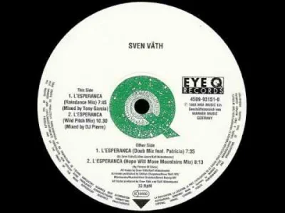 Rampampam - #trance 
SVEN VATH - L'Esperanza (Doub Mix feat. Patricia) [1993]