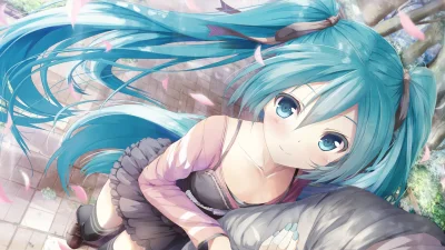 FuzzyWuzzy_ - #randomanimeshit #vocaloid #hatsunemiku #naturanime #scenery #blushedfa...