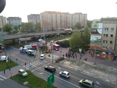 janstar - #czestochowa #wypadek zdjecie z wypadku z wczoraj - Aleja Pokoju i Wojska P...