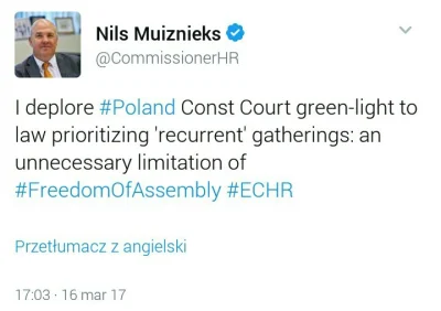 falszywyprostypasek - Komisarz Praw Człowieka Rady Europy 

#neuropa #4konserwy.ru #p...