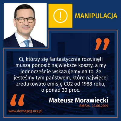 DemagogPL - @DemagogPL: Jak bardzo Polska zredukowała emisję CO2?

Kwestię tę porus...