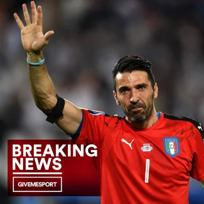 Minieri - Gigi Buffon właśnie ogłosił że rezygnuje z dalszej gry w reprezentacji. De ...