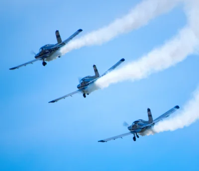 rudiok- - Cellfast Flying Team podczas pokazów lotniczych z okazji Górskich Zawodów B...