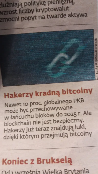simplequestion - #bitcoin #kryptowaluty 

Dziennik Gazeta Prawna
 
Jakie luki ma bloc...