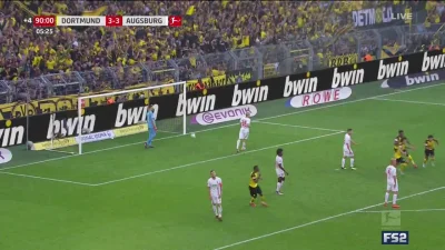 zwyczajne-wykopowe-konto - Paco Alcácer (hattrick) - Borussia Dortmund 4:3 FC Augsbur...