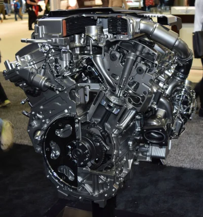 enforcer - Cadillac twin turbo V6 - przekrój.
Rozdzielczość w źródle: 2762x2959
#si...