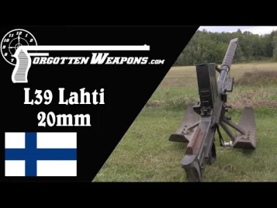 onlajf - Finowie mają się czym pochwalić: 20mm Lahti L39 Antitank Rifle. Kawał żelast...