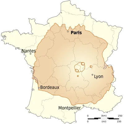 d.....4 - Porównanie rozmiarów Olympus Mons z mapą Francji