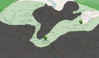 2.....r - #syria #isis

Mapka z południowej Hasaki. Kurdowie zajęli Shaddadi i stworz...