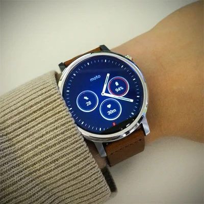 szkari - I przyjechała Moto 360 - jest pikna (ʘ‿ʘ) #smartwatch #watchboners #moto360