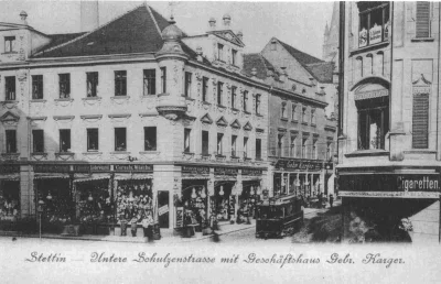 P.....g - ul. Grodzka, po prawej ul. Farna, po lewej Schultzenstrasse (dzisiejsza ul ...