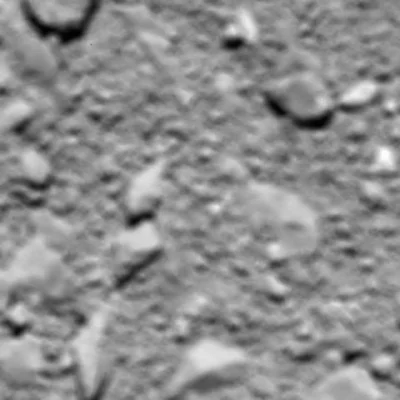 Reepo - Zdjęcie wykonane tuż przed kontaktem z powierzchnią komety. Wysokość 51 metró...