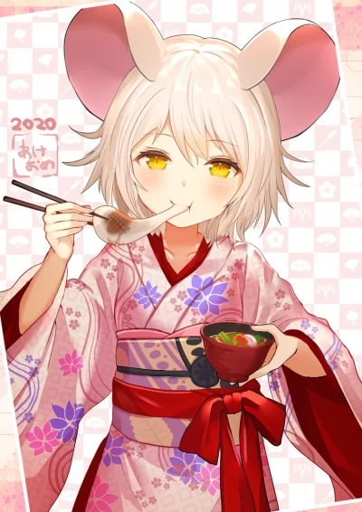 LlamaRzr - #randomanimeshit #originalcharacter #kemonomimi #nezumimi #kimono #yukata ...