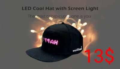 sebekss - Tylko 13$ za czapkę z ekranem LCD ( ͡° ͜ʖ ͡°)
Wyraź to, co wstydzisz się p...